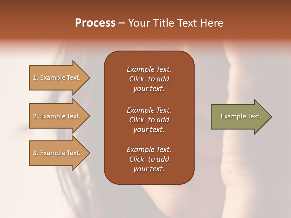 A Woman Cry PowerPoint Template