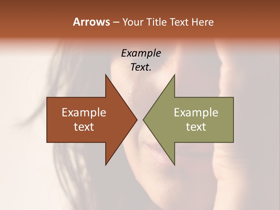 A Woman Cry PowerPoint Template