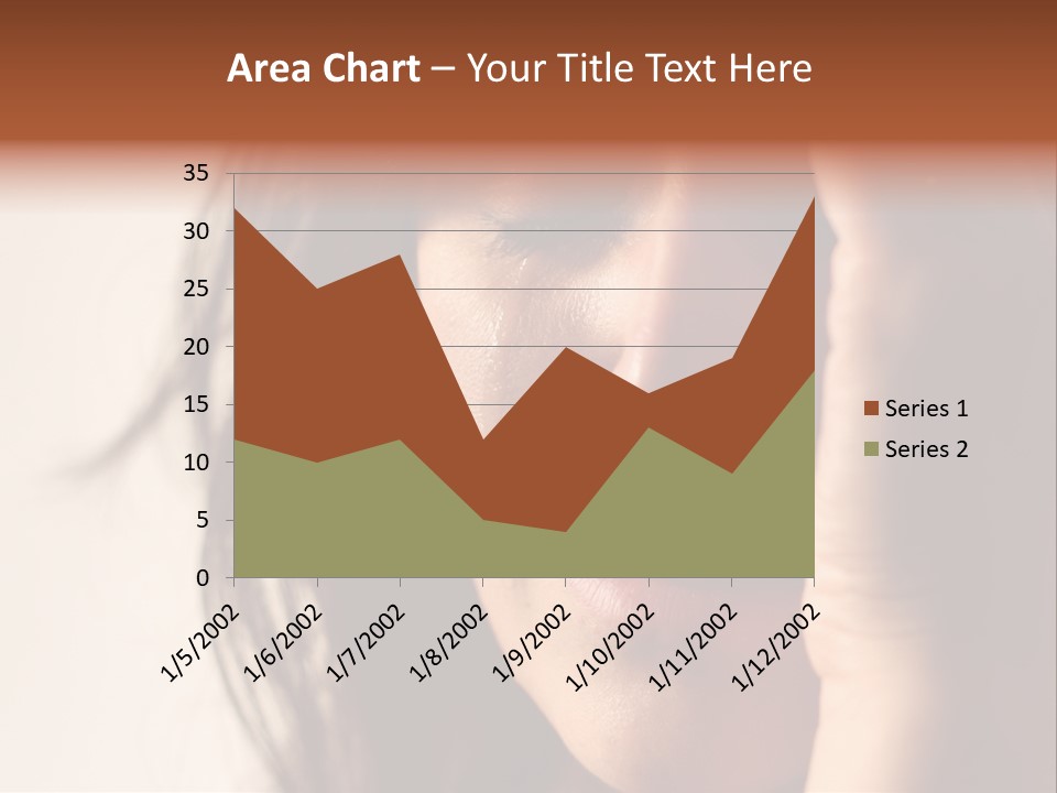 A Woman Cry PowerPoint Template