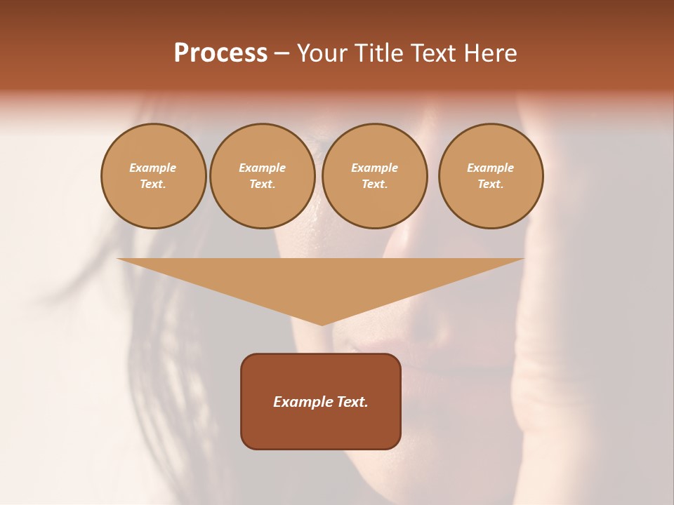 A Woman Cry PowerPoint Template