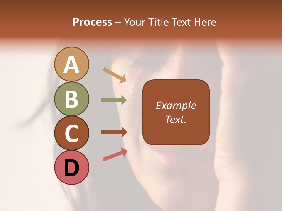 A Woman Cry PowerPoint Template