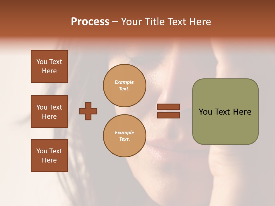 A Woman Cry PowerPoint Template