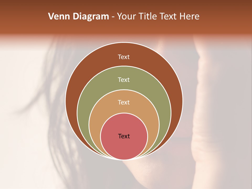 A Woman Cry PowerPoint Template