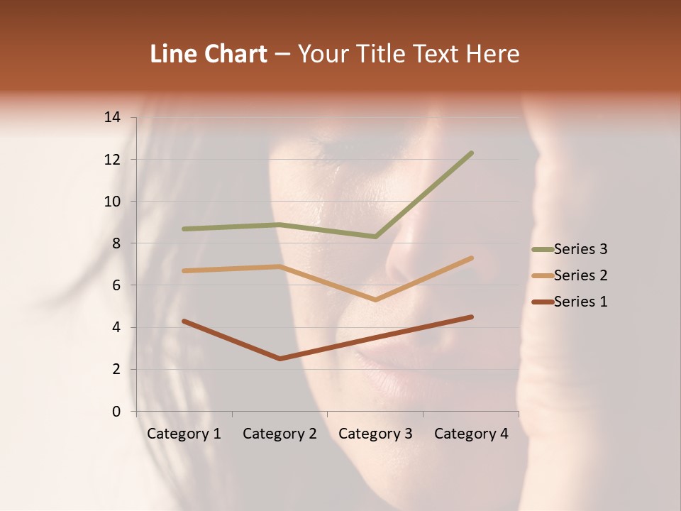 A Woman Cry PowerPoint Template