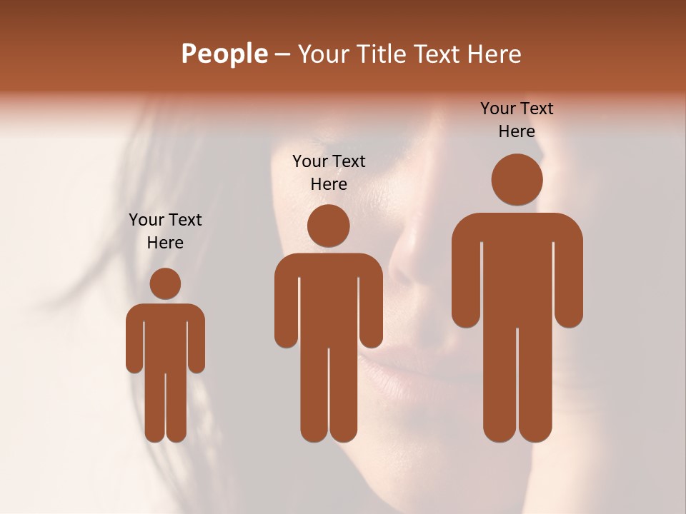 A Woman Cry PowerPoint Template