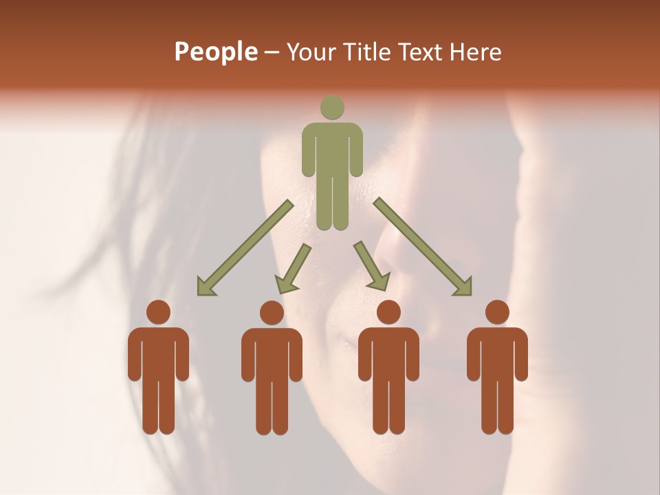 A Woman Cry PowerPoint Template