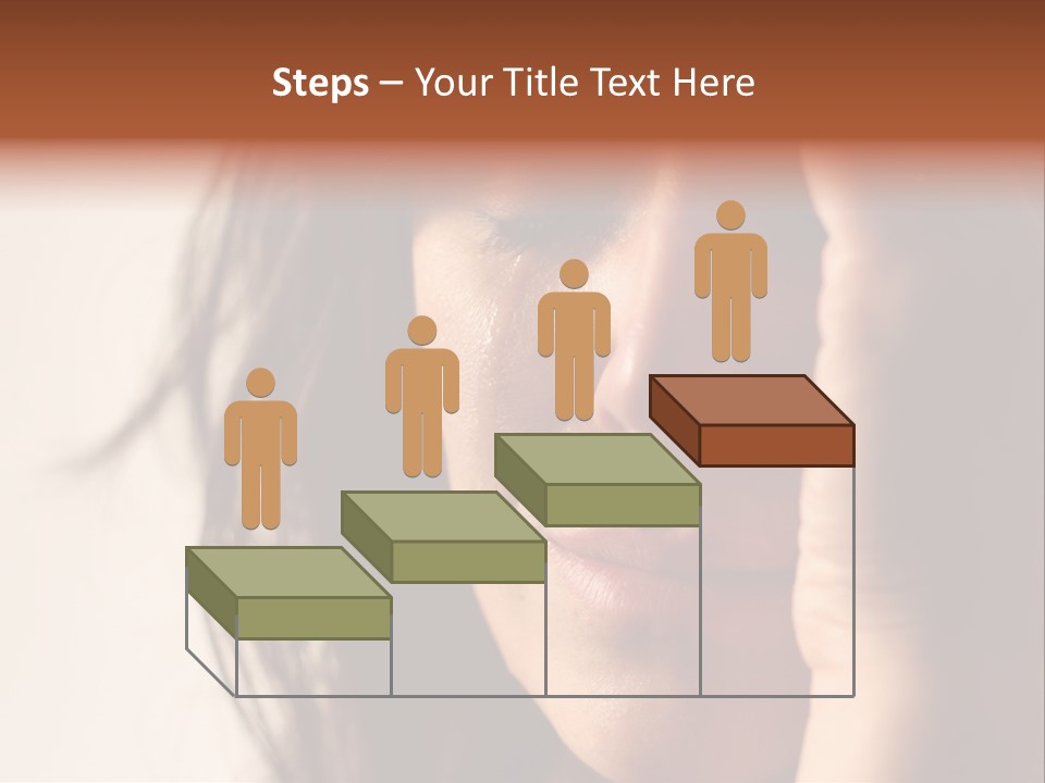 A Woman Cry PowerPoint Template