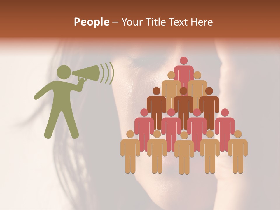 A Woman Cry PowerPoint Template