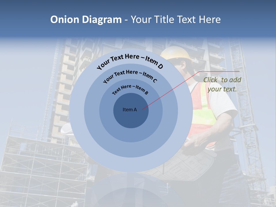 Building Developer And Contractor Discuss Progress On A Hirise Construction Project At The Job Site PowerPoint Template