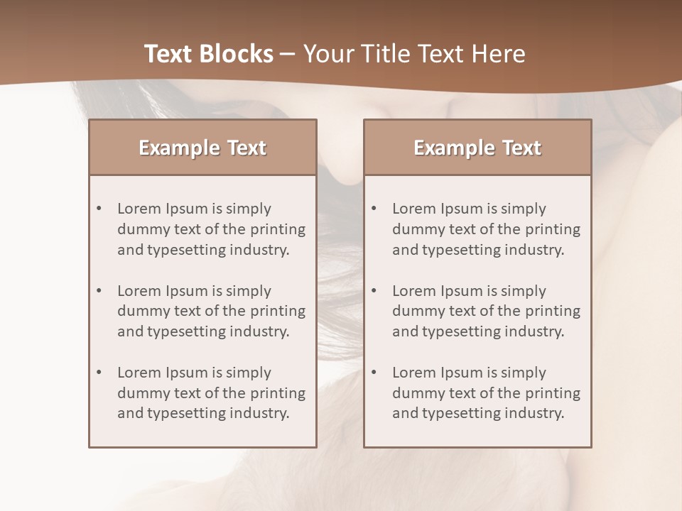 Picture Of Happy Mother With Baby Over White PowerPoint Template