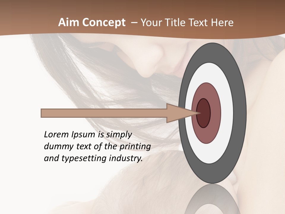 Picture Of Happy Mother With Baby Over White PowerPoint Template