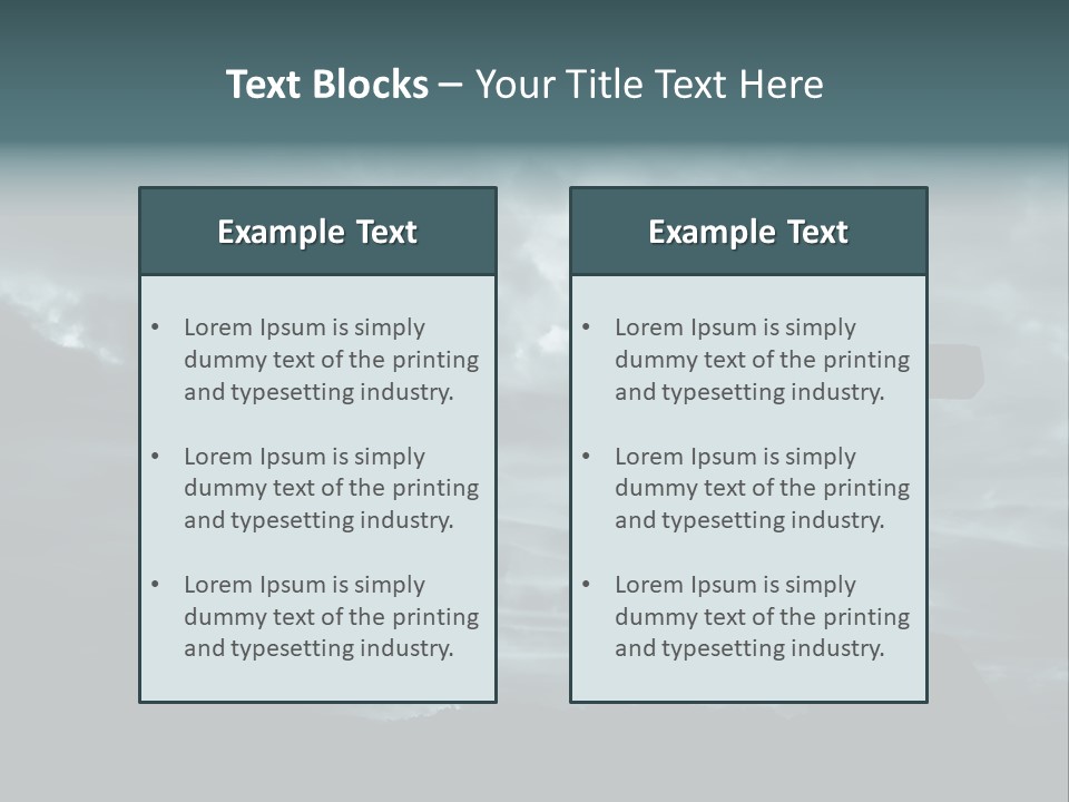 Cross Silhouette And The Clouds At The Mountain PowerPoint Template
