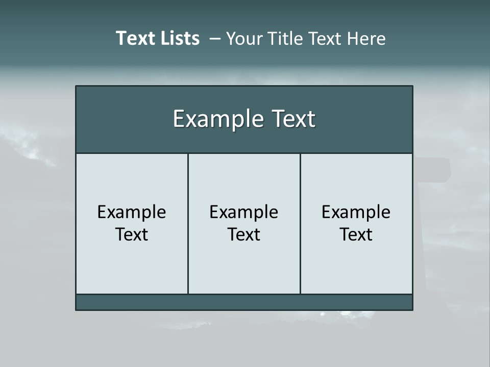 Cross Silhouette And The Clouds At The Mountain PowerPoint Template