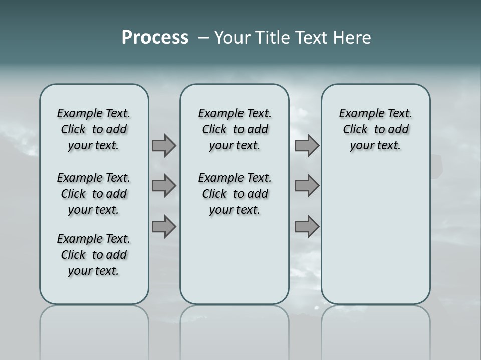 Cross Silhouette And The Clouds At The Mountain PowerPoint Template