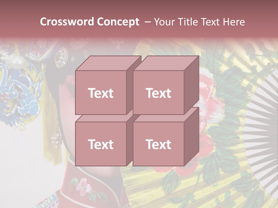 Drama Actress PowerPoint Template