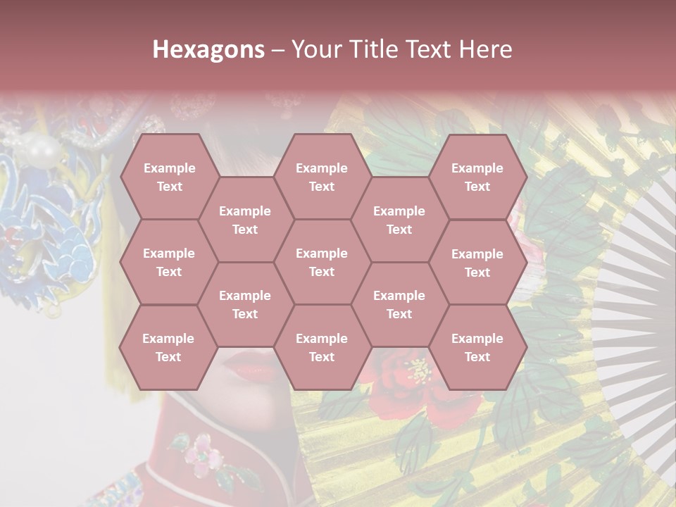 Drama Actress PowerPoint Template