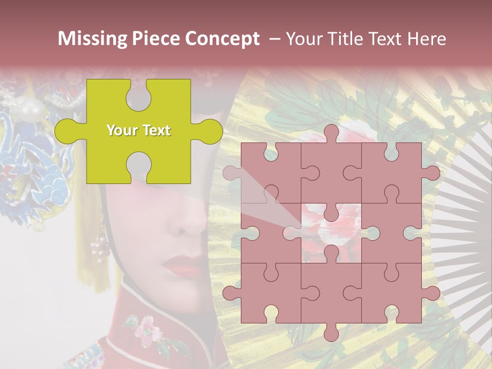 Drama Actress PowerPoint Template