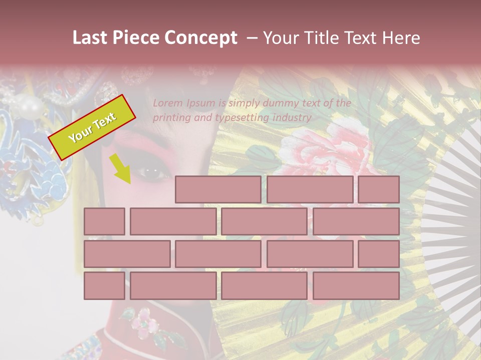 Drama Actress PowerPoint Template