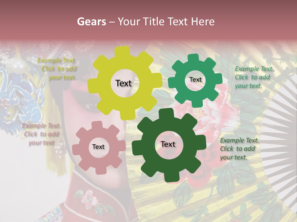 Drama Actress PowerPoint Template