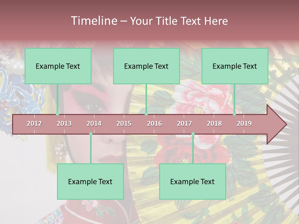 Drama Actress PowerPoint Template