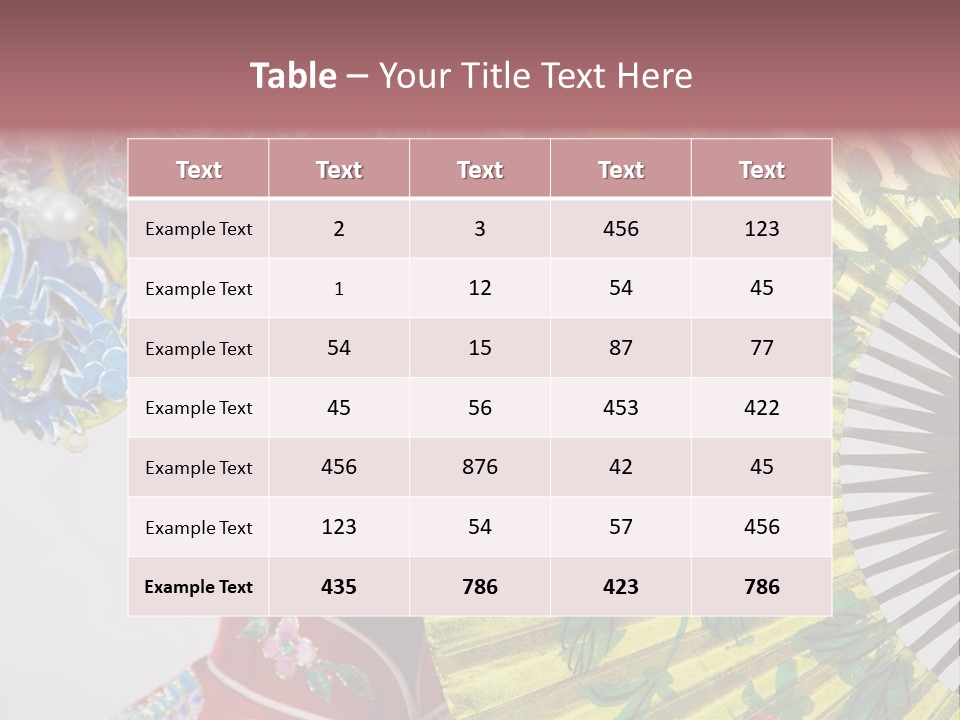 Drama Actress PowerPoint Template