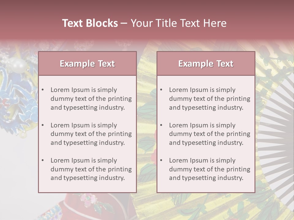 Drama Actress PowerPoint Template