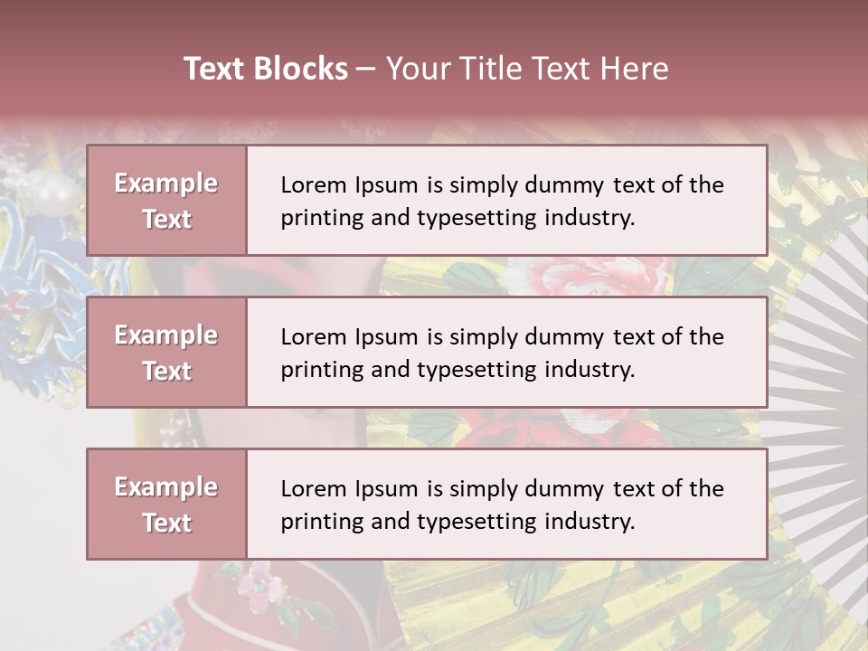 Drama Actress PowerPoint Template