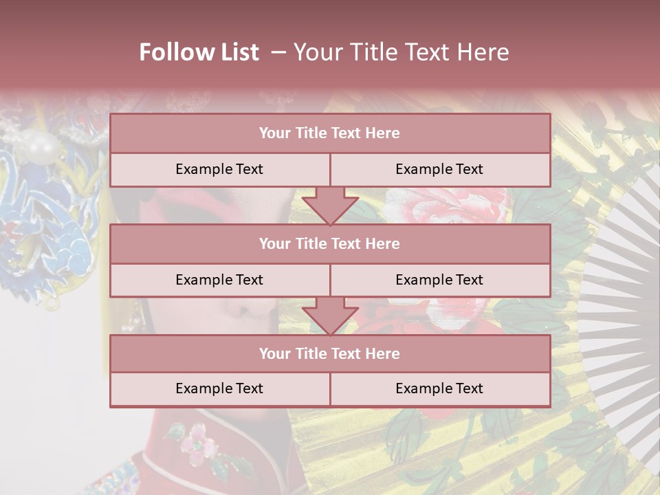 Drama Actress PowerPoint Template