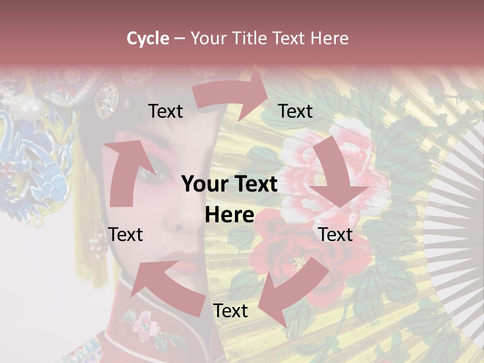 Drama Actress PowerPoint Template