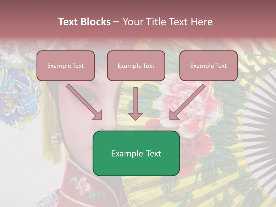 Drama Actress PowerPoint Template