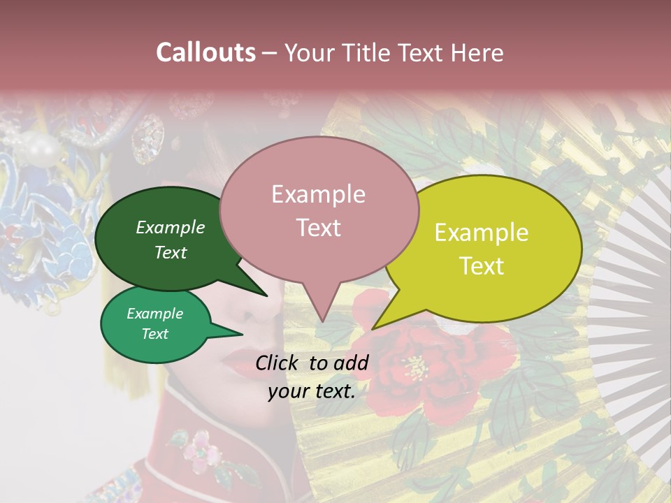 Drama Actress PowerPoint Template