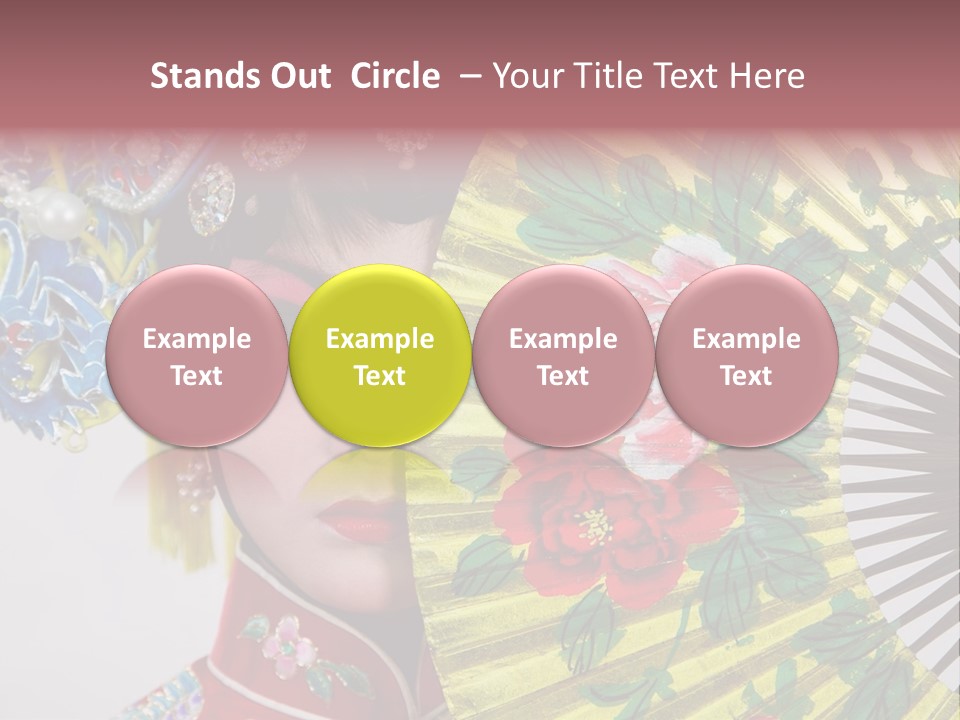 Drama Actress PowerPoint Template