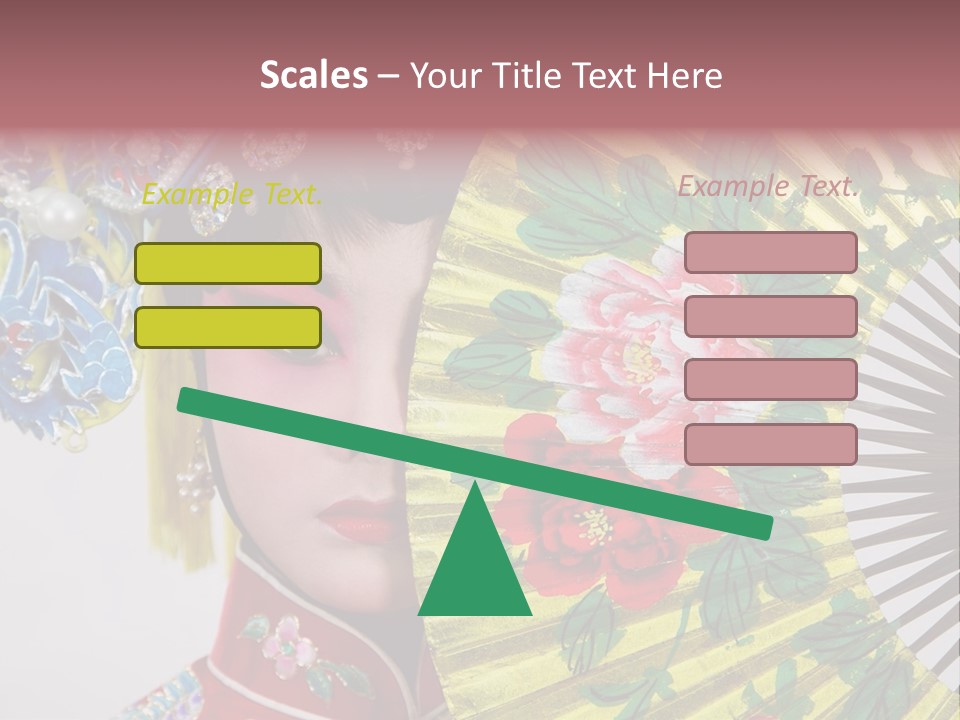 Drama Actress PowerPoint Template