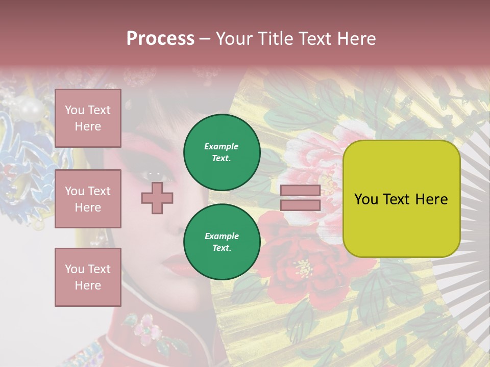 Drama Actress PowerPoint Template