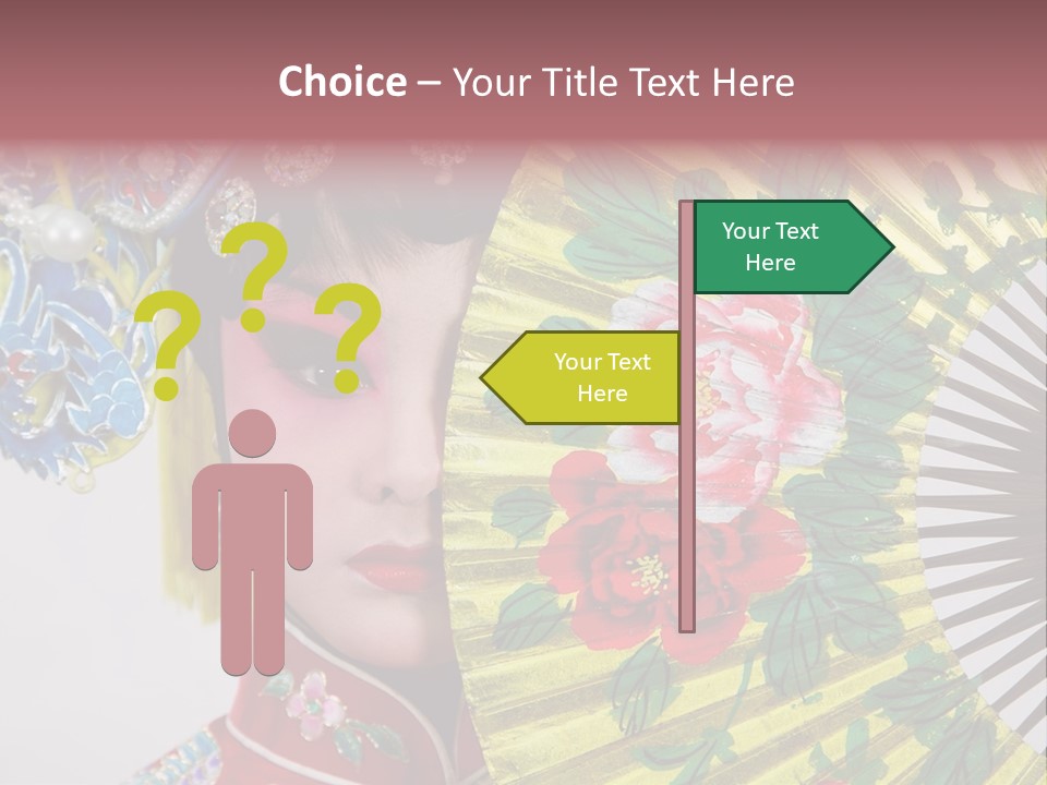 Drama Actress PowerPoint Template