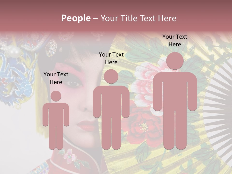 Drama Actress PowerPoint Template