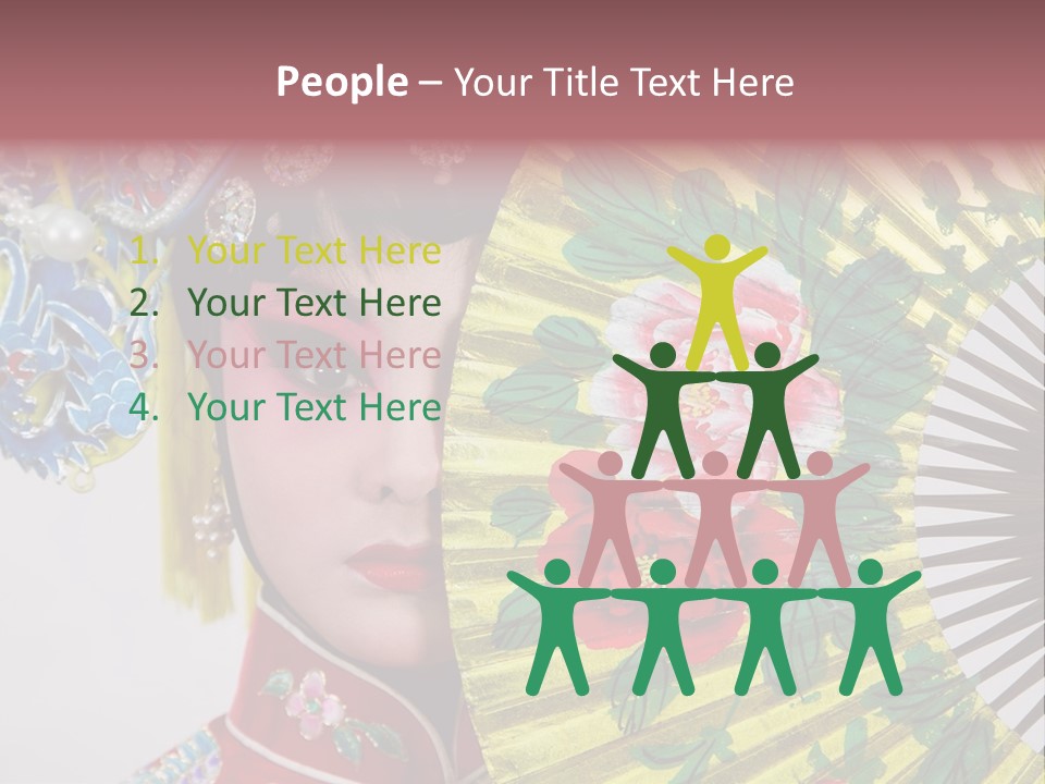 Drama Actress PowerPoint Template