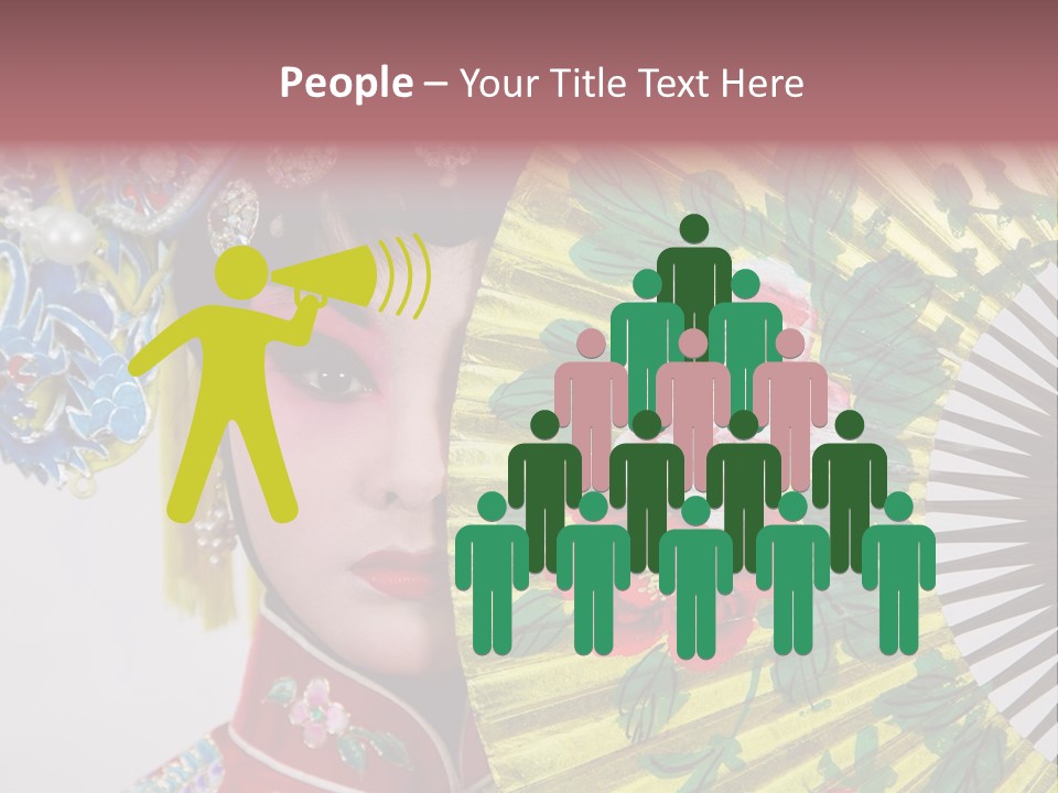 Drama Actress PowerPoint Template