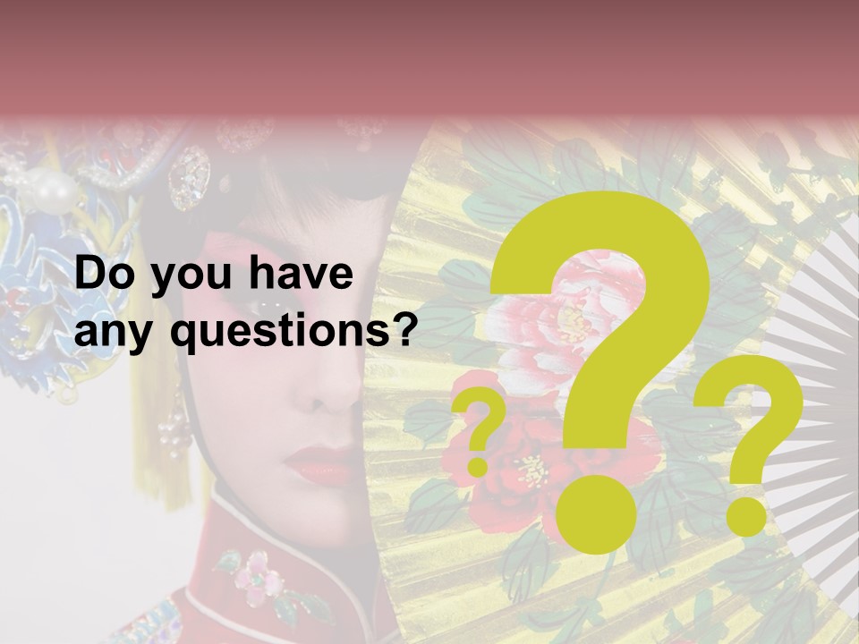 Drama Actress PowerPoint Template