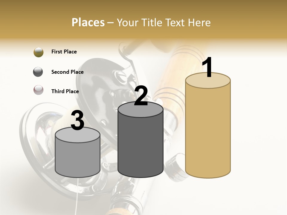 Saltwater Rod And Reel For Fishing Big Water PowerPoint Template