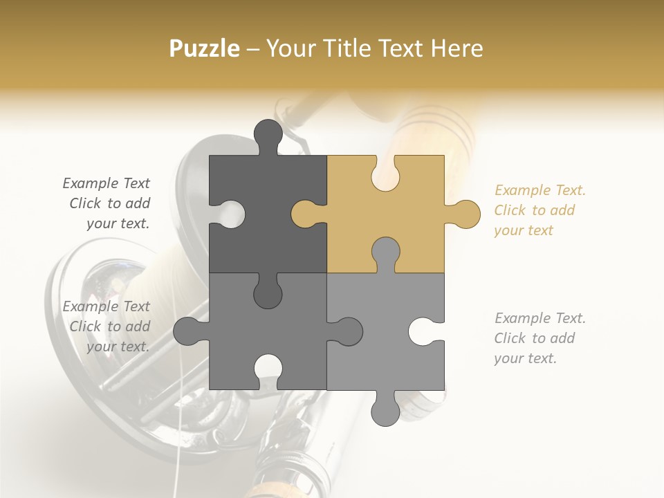 Saltwater Rod And Reel For Fishing Big Water PowerPoint Template