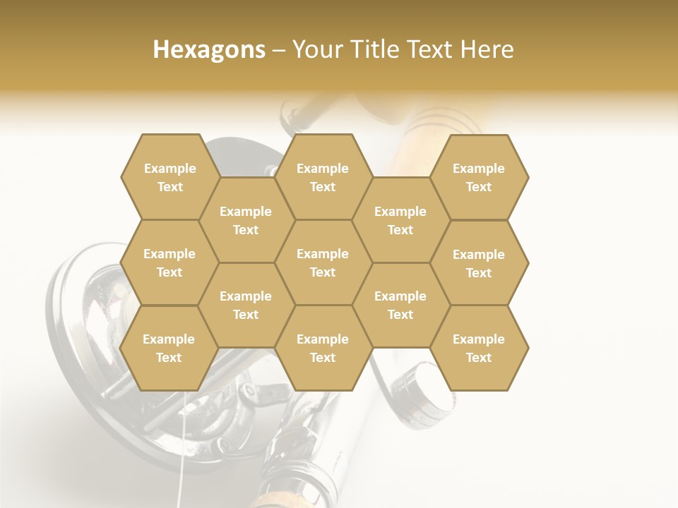 Saltwater Rod And Reel For Fishing Big Water PowerPoint Template