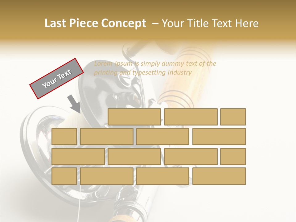 Saltwater Rod And Reel For Fishing Big Water PowerPoint Template