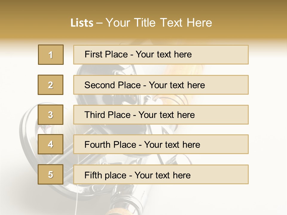 Saltwater Rod And Reel For Fishing Big Water PowerPoint Template