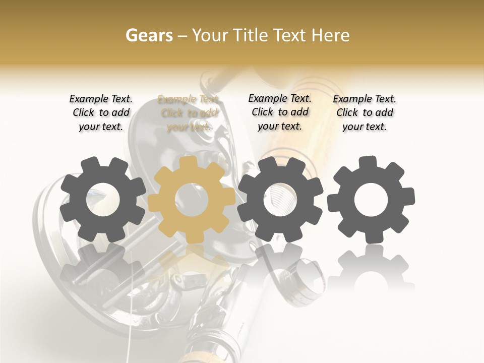 Saltwater Rod And Reel For Fishing Big Water PowerPoint Template