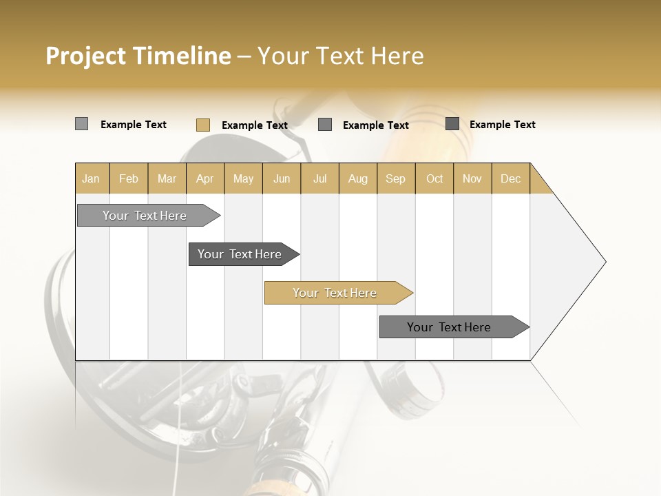 Saltwater Rod And Reel For Fishing Big Water PowerPoint Template