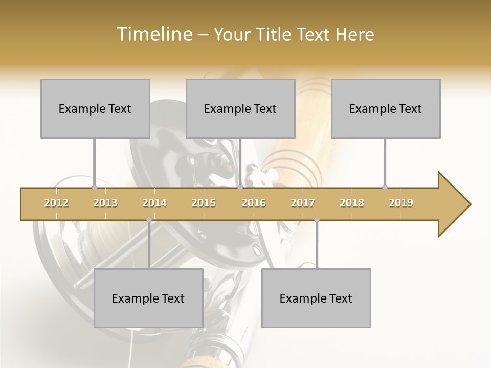 Saltwater Rod And Reel For Fishing Big Water PowerPoint Template