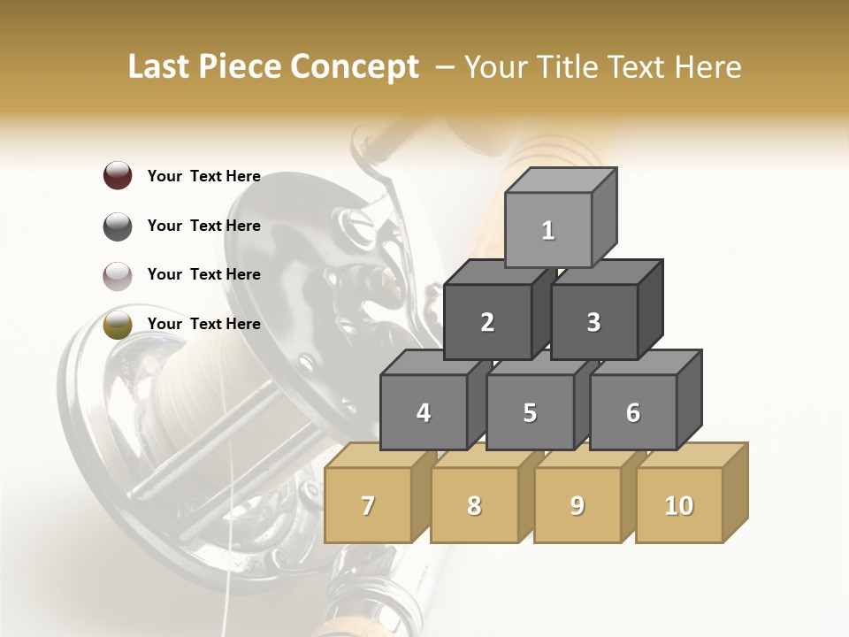 Saltwater Rod And Reel For Fishing Big Water PowerPoint Template