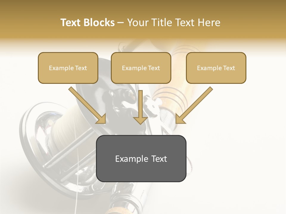 Saltwater Rod And Reel For Fishing Big Water PowerPoint Template