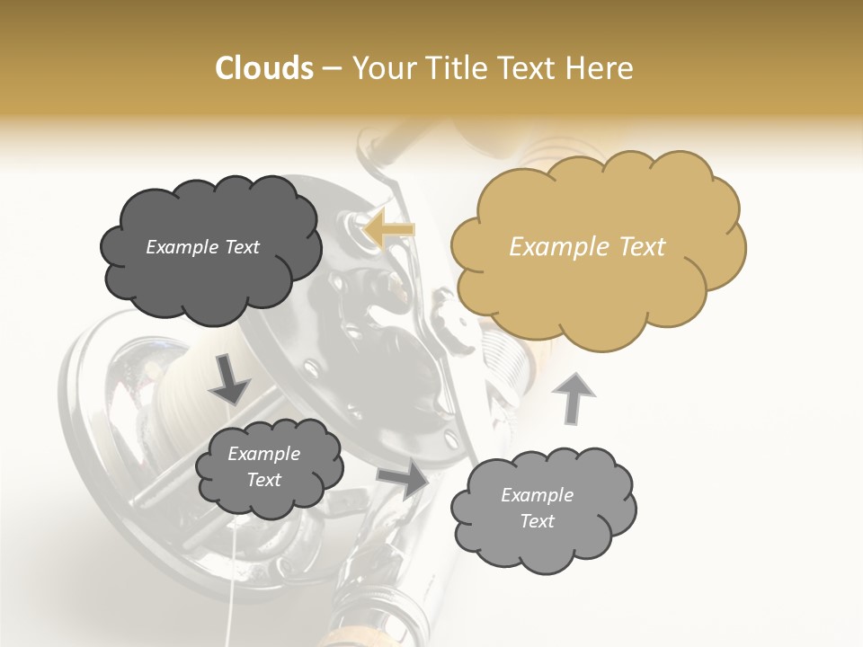 Saltwater Rod And Reel For Fishing Big Water PowerPoint Template